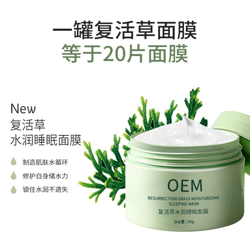 美亿_复活草睡眠面膜OEM